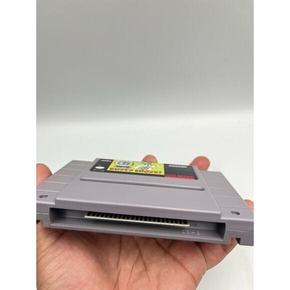 Tiny Toon Adventures: Buster Busts Loose (SNES, 1993), Cart Only, Tested & Works - Picture 3 of 6